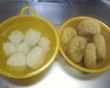 母の味⑦がんもと里芋の染み染み煮♬作り方1写真