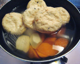 母の味⑦がんもと里芋の染み染み煮♬作り方3写真
