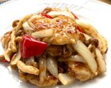 【簡単夕食】柔らか鶏胸肉と玉ねぎしめじの甘酢炒め作り方6写真