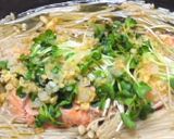 鮭の紹興酒蒸し☆ごま油ソースがけ作り方3写真