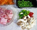 エリンギ入り豚キムチ作り方1写真