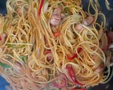 昼食★喫茶店のとろとろ卵かけナポリタン作り方7写真