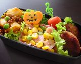 人参でハロウィンかぼちゃ作り方10写真