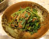 ‥∵ホウレンソウのごまきなこ和え∴‥作り方7写真
