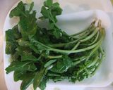 ルッコラ菜めしごはん作り方1写真