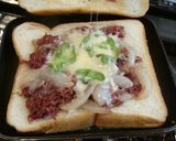 コンビーフと玉ねぎのホットサンド作り方14写真