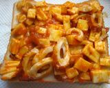 とろ～りチーズとちくわのミートソースパン作り方3写真