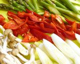 帆立と野菜の紹興酒炒め作り方3写真