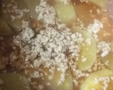 さつま芋の甘辛そぼろあんかけ作り方3写真