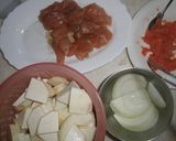 里芋と鶏肉のグラタン〜明太子味作り方1写真