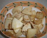 里芋と鶏肉のグラタン〜明太子味作り方4写真