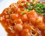 ＊海老チリとろ玉のあんかけ焼きそば＊作り方11写真