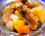 スペアリブの肉じゃが・中華風作り方6写真