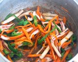 「塩干するめ」の野菜きんぴら作り方7写真