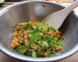 ☆衝撃のアボカド入り納豆チーズ丼☆作り方5写真