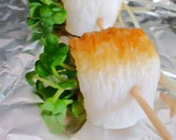 竹輪のかいわれクルクル巻き♪梅マヨソース作り方3写真