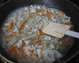 鶏そぼろと根菜たっぷりの混ぜご飯作り方4写真