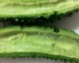 ★ビタミンたっぷり★ゴーヤチップス♪作り方1写真