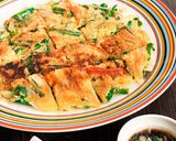 お店風カリカリ食感！カニカマ野菜たっぷりチヂミ作り方4写真