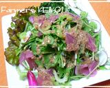 【農家のレシピ】胡麻ドレッシング作り方3写真