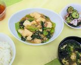 小松菜の味噌麻婆作り方5写真
