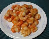 海老がぷりぷりエビチリ～☆　カレー粉入り作り方4写真