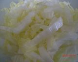 白菜で☆ごま味噌和え作り方1写真