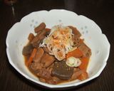 もつ煮込み！濃厚！最高！飯に乗せてもＯＫ作り方5写真