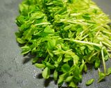 豆苗入り・舞茸と里芋の味噌ミルクスープ作り方3写真