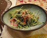 豆苗ときのこのオイスターソース炒め作り方5写真