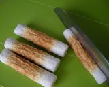 ねぎ塩ちくわ春巻き作り方1写真