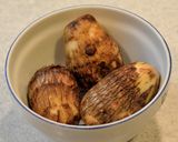 里芋の西京味噌焼き♪アーモンド風味♪作り方3写真