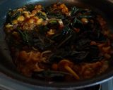 金時草のさっぱり和風パスタ作り方5写真
