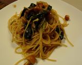 金時草のさっぱり和風パスタ作り方6写真
