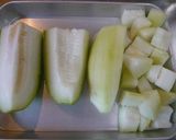 冬瓜とふんわり鶏団子の煮物作り方1写真