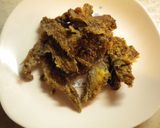 エコ料理・秋刀魚の中骨せんべい作り方3写真