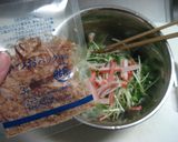 かいわれと焼海苔の簡単サラダ作り方5写真