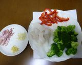 旬のするめイカとブロッコリーの炒めもの作り方1写真
