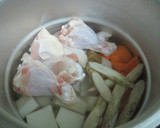 根菜と鶏手羽のほっこりスープ作り方2写真