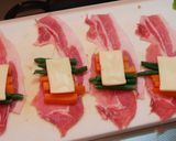 肉野菜巻きチーズとんかつサンド作り方2写真