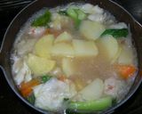 鶏つくねスープシチュー作り方4写真