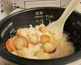 ホタテがぷっくり♪　てり焼き風ホタテご飯作り方5写真