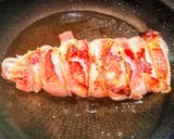 ベーコンと豚ヒレ肉のローストポーク作り方2写真