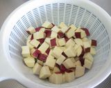 鶏肉とさつま芋の胡桃炒め作り方2写真