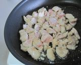 鶏肉とさつま芋の胡桃炒め作り方5写真