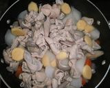 野菜たっぷり白もつ煮込み♪作り方5写真