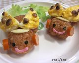 てんとうむしのオムライス♪デコごはん作り方9写真