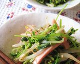 お助け１品♬豆苗ともやしのピリ辛中華和え作り方5写真