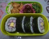 お花の巻き寿司作り方10写真