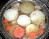 大根と鶏もも肉の煮込み作り方5写真